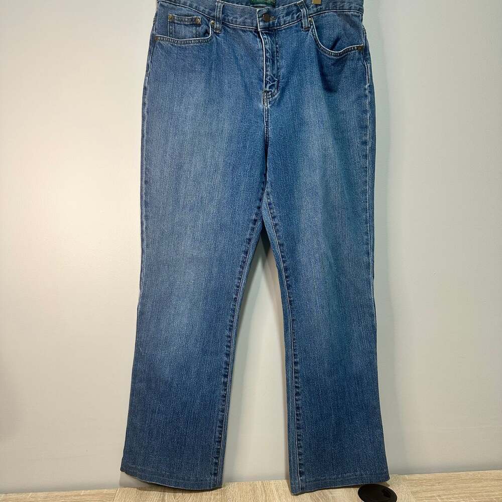 Lauren Jeans Co Ralph Lauren Women’s Vintage Mid-Rise Straight Jeans, Sz 10